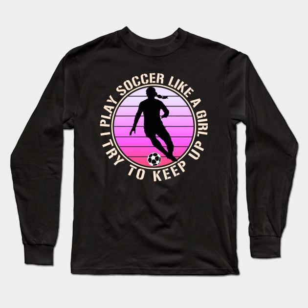 Women Soccer Long Sleeve T-Shirt by RichyTor